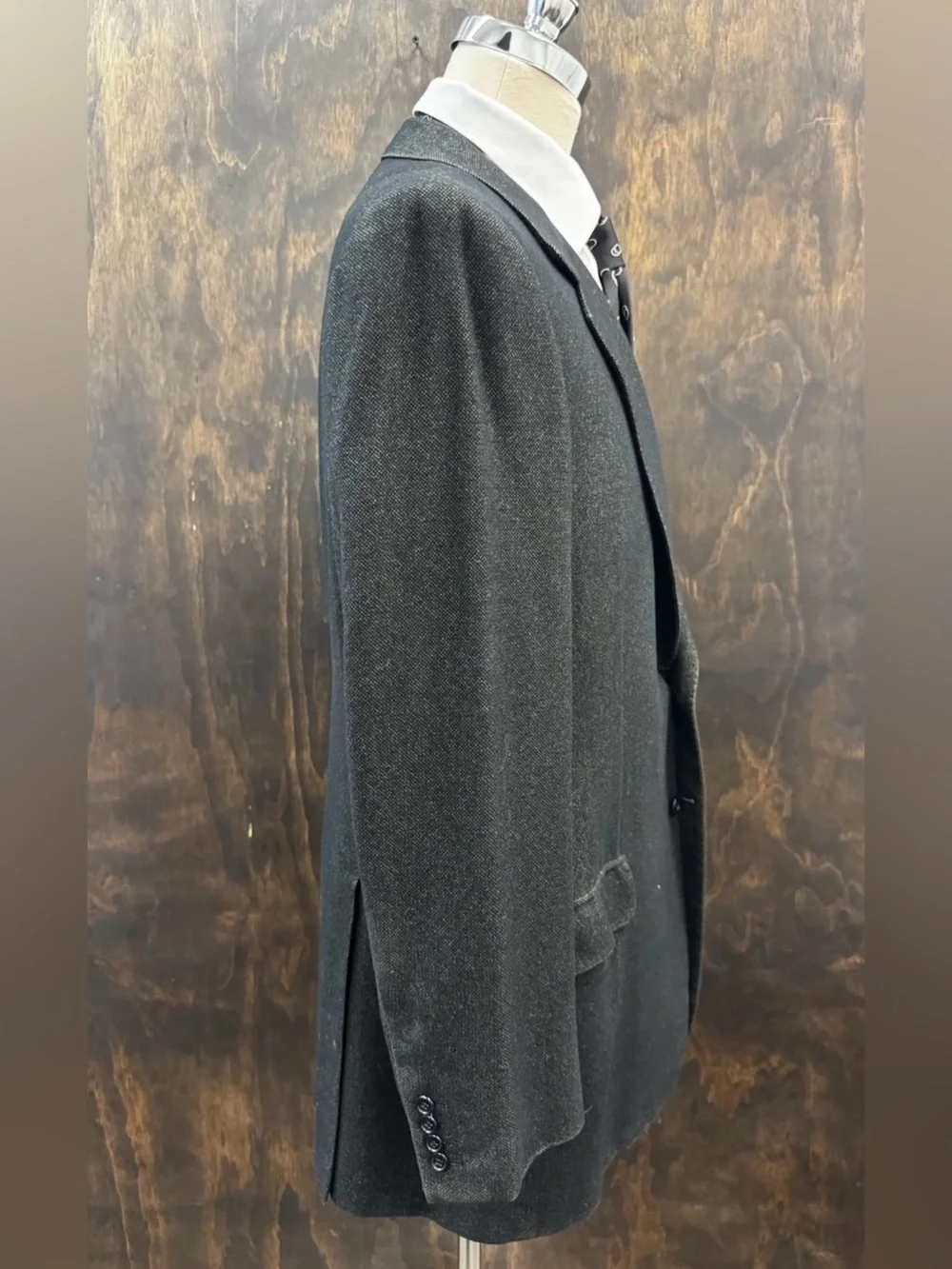 Brioni Traiano Cashmere &‎ Silk Iridescent Hopsack Jacket Size 46 L $6850